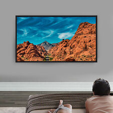 100" Beamer Leinwand Rahmenleinwand Heimkino Beamerleinwand Projektionsleinwand