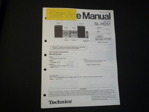 Original service manual - original,