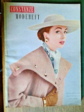 Constanze Mode H/W 1954 mit Schnittmuster, Vintage- Mode,50er Jahre Mode,