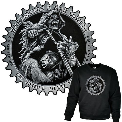 Biker sweatshirt chopper usa - biker,