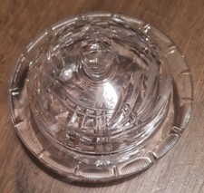 Kristall Deckeldose, Aufbewahrungsdose, Zuckerdose, Marmelade Dose