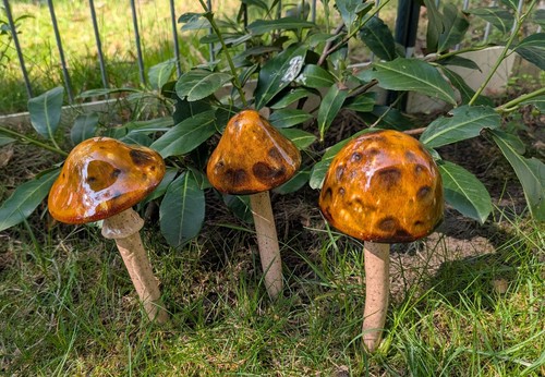 Pilze keramik garten - garten,