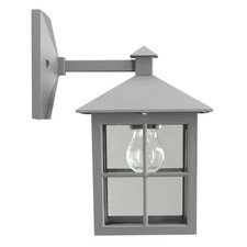 K.S. Verlichting Außenwandleuchte Arlano Wandlampe anthrazit transparent E27