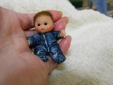 Ooak Puppenhaus Miniatur Baby