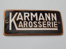 Karmann Karosserie Plakette