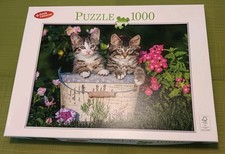 Puzzle 1000 Teile 70 X 50 cm Katzen im Eimer **WIE NEU**