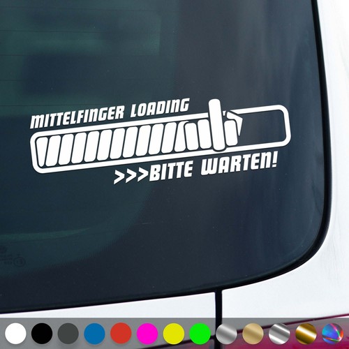 Mittelfinger aufkleber lädt - mittelfinger,