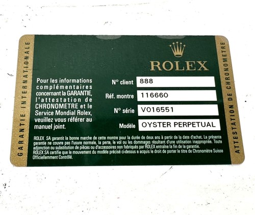 Original rolex 116660 - original,