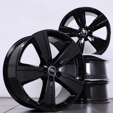 20 Zoll original Audi Q7 SQ7 4M 4M0071490 Alufelgen Felgen schwarz 4 Stück
