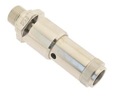 TÜV-Sicherheitsventil G 3/8" ( DN10), 11,00 bar, Messing vernickelt fest eingest