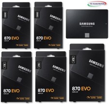 Samsung Interne SSD Festplatte 870 EVO 250GB 500GB 1TB 2TB 4TB 2,5 Zoll SATA 3