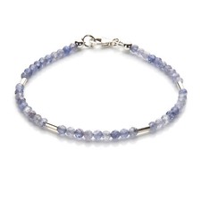Tansanit Armband 925 Silber Armkette Z398