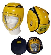 Kopfschutz echtes Leder mit