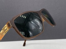 IC Berlin Sonnenbrille Herren polarisiert braun gold eckig groß Alpha