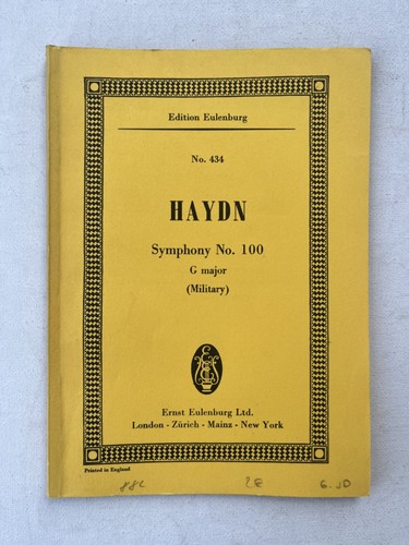 Noten haydn symphony 100 - haydn, nr.