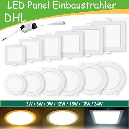 Led panel einbaustrahler - led,