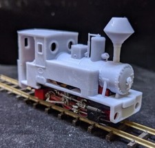 OO9/009 Schmalspur Krauss Forstlok für ROCO's DB80 Fahrwerk