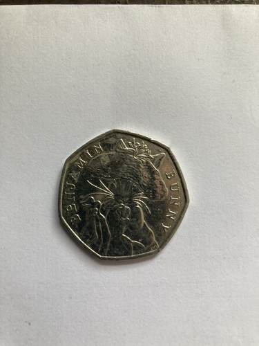 Seltene 50p münze benjamin - 50p,