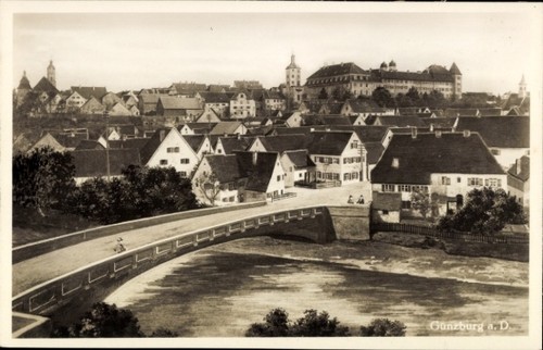Günzburg der donau - ak,