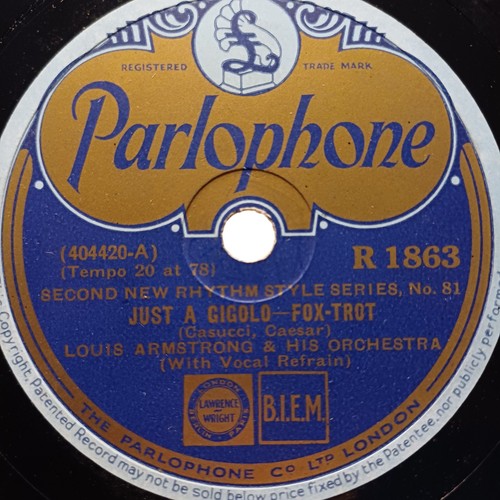 Louis armstrong just gigolo - just, a