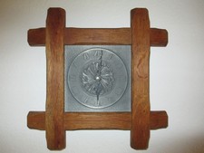 Wanduhr eichenrahmen - wanduhr,