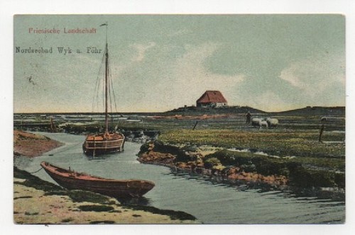 Wyk auf föhr nordseebad - ak,