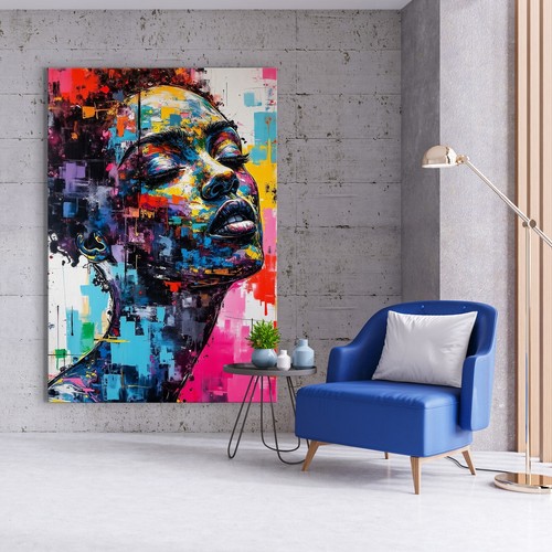 Wandbild abstrakte bunte - ✅,