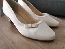 Rainbow Club Brautschuhe Josephine, Ivory, Satin, Gr. 6/39