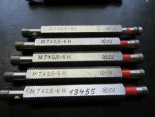 Gewinde Lehrdorn M 7 x 0,5 - 6H Feingewinde Gewindelehrdorn LMW #MC5-43#