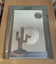 Wand Spiegel Mexico Kaktus Sonne Roheisen 60 x 80 cm