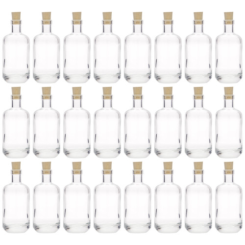 24x 100ml glasflasche klarglas - 100ml,