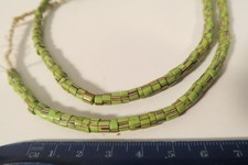 Alte Glasperlen Striped Beads