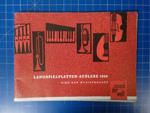 Langspielplatten auslese 1966 - auslese,