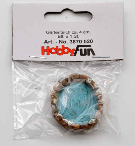 Miniatur gartenteich 4 cm - gartenteich,
