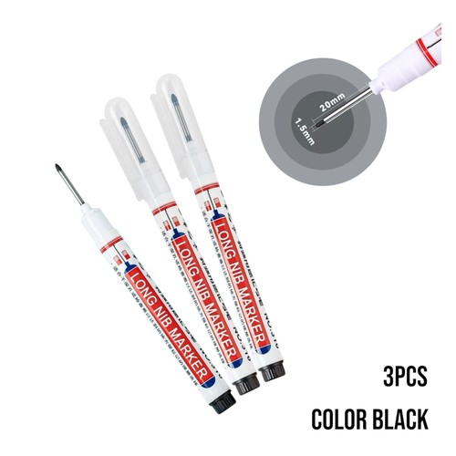 Bohrlochmarker set schwarz - bohrlochmarker,