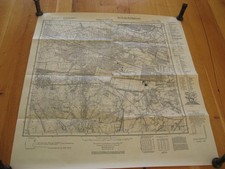 altes Messtischblatt Nr. 3444 Dallgow Döberitz von 1937 Falkensee Staaken