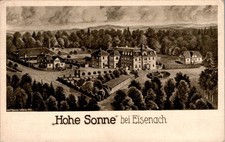 AK GRUSS AUS EISENACH WARTBURGKREIS GASTHAUS ZUR HOHEN SONNE UM 1930 THÜRINGEN
