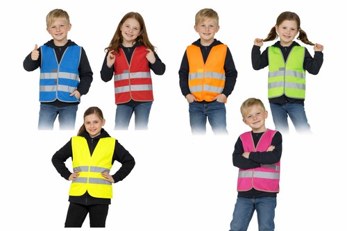 Kinderwarnweste mit druck - kinderwarnweste,