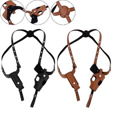 PU Leder Schulterholster Pistolenholster Trageholster Pistole Magazin Taschen DE