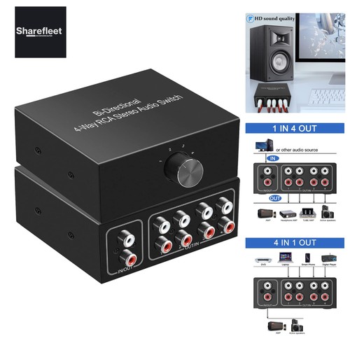 Cinch rca audio switch - rca,