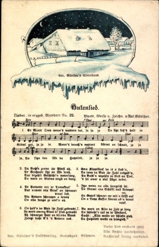 Lied günther anton - ak, günther,