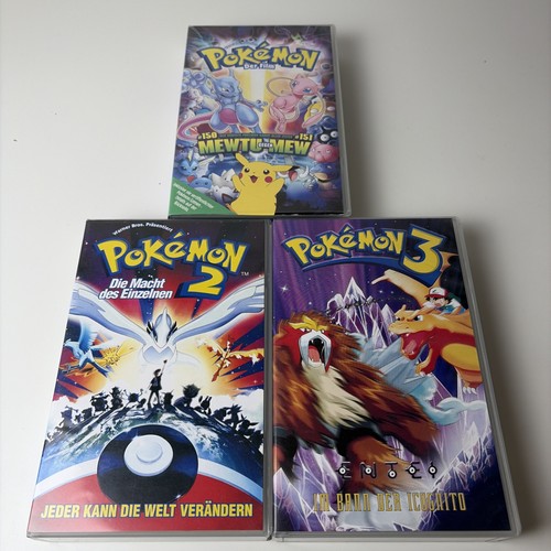 Pokemon der film set - 1-3, vhs