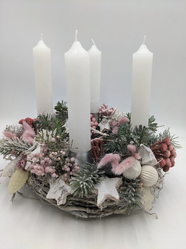 Adventskranz kugel stern - kugel,