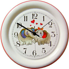 027105 Keramik Kinderuhr