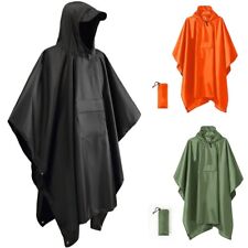 Wasserdichter Regenmantel Outdoor Camping Poncho Regenbekleidung Kapuzenumhang