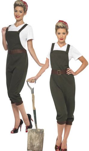 Smiffys land girl kostüm - land,