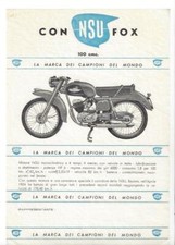 NSU con NSU Fox 100cc Made in
