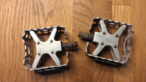 Retro vintage bmx pedale - vintage,