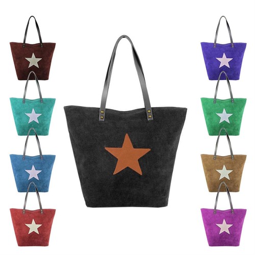 Damen stern xxl leder tasche - damen,