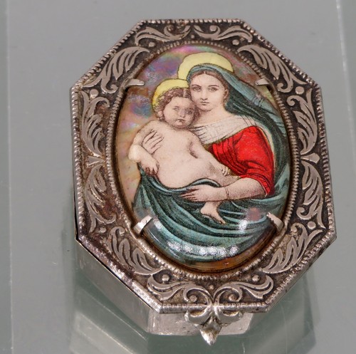 Rosenkranz silber mit - rosenkranz,